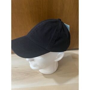 NWT DSG Girls Black Washed Cotton Baseball Hat One Size Youth Kids‎